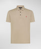 Mezzola 02 Polo in Piqué di cotone stretch amaretto