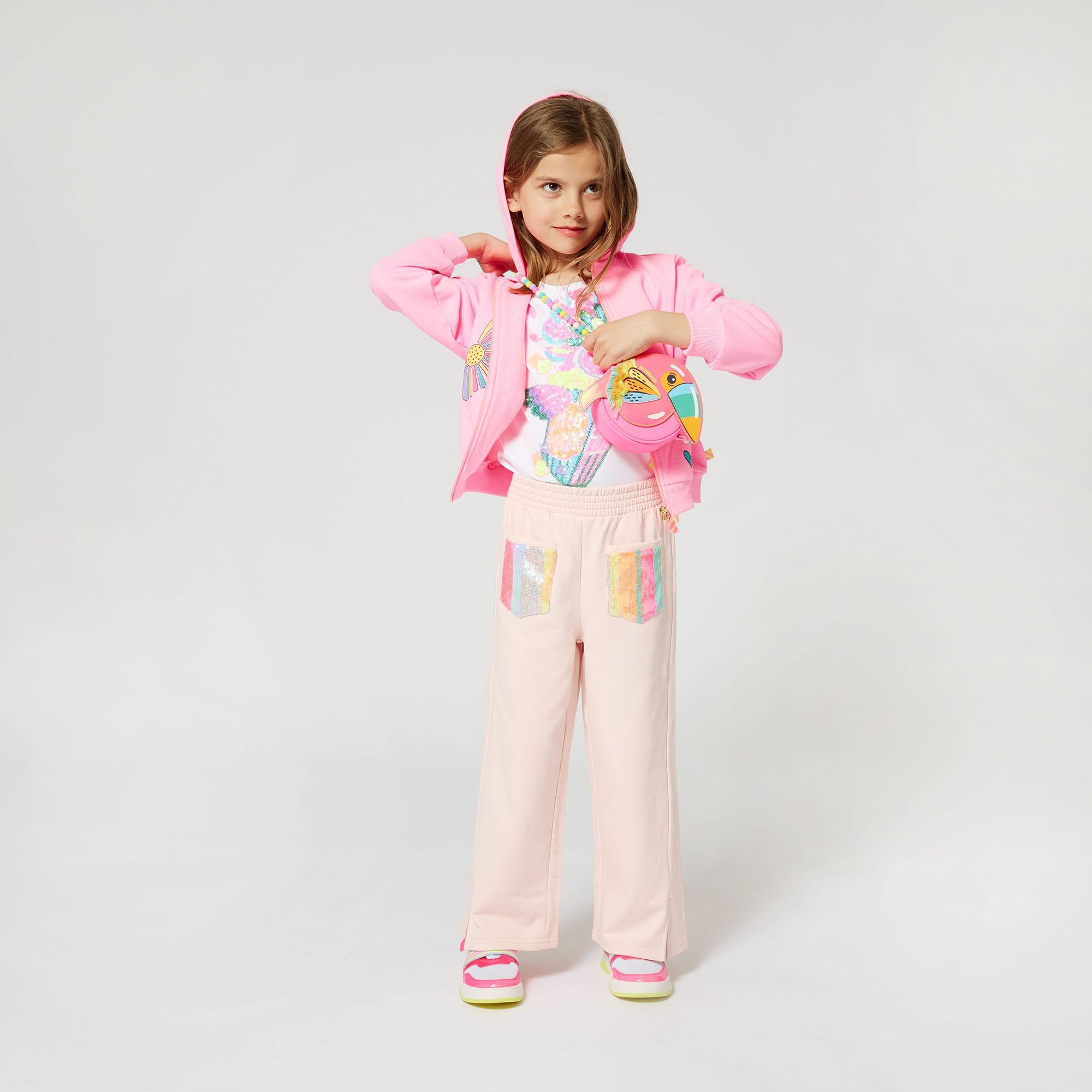 Pantaloni con paillettes U21065 45X BILLIEBLUSH 