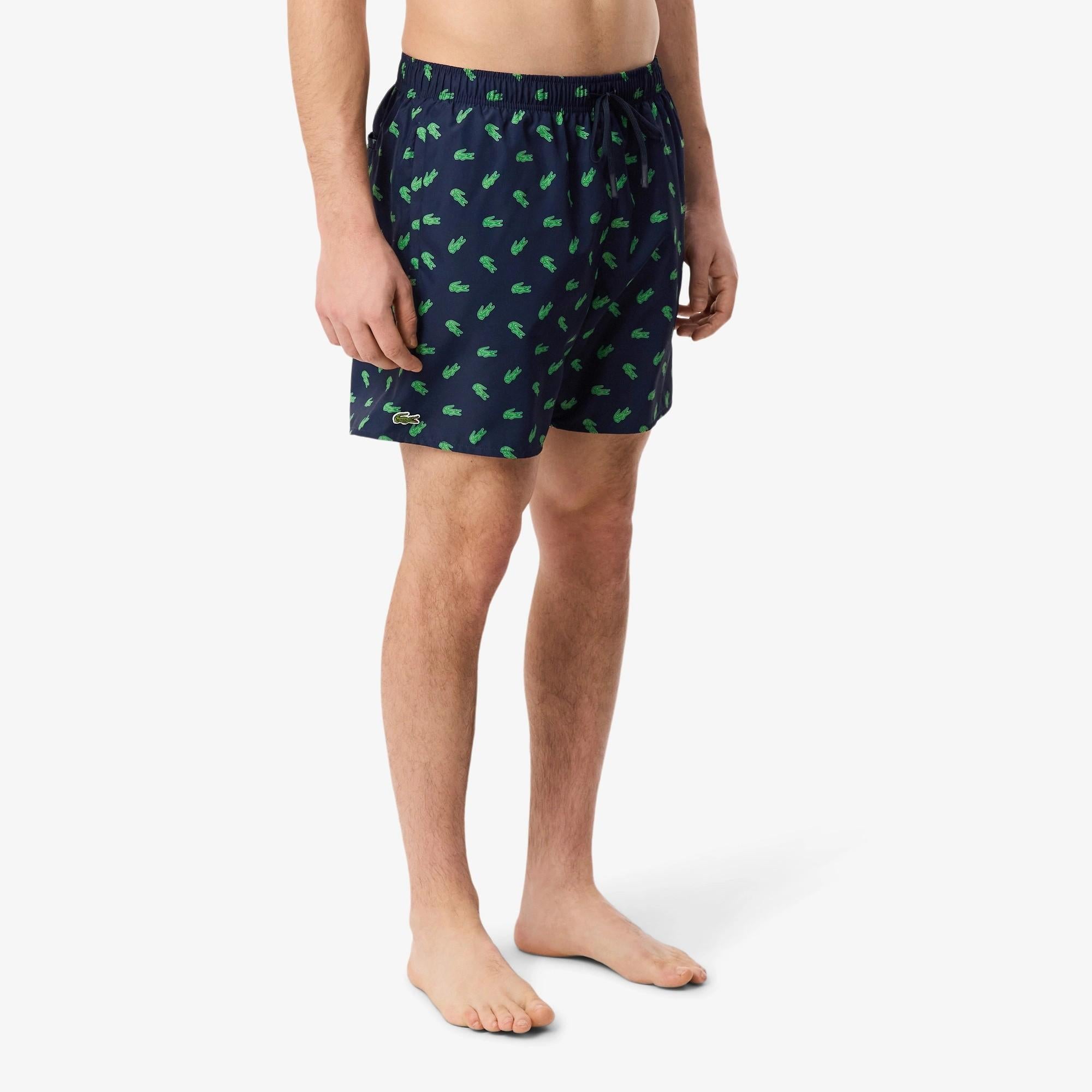 Boxer mare medi con stampa coccodrillo MH1851 166 LACOSTE 