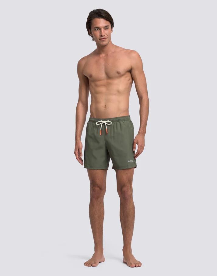 Pantaloncini da bagno a vita media M749BDRT300 30201 SUNDEK 