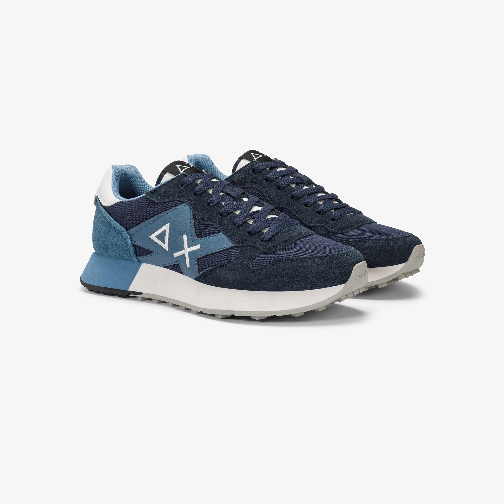 Sneaker Jaki Solid in nylon e suede Z45113 07 SUN68 SHOES 