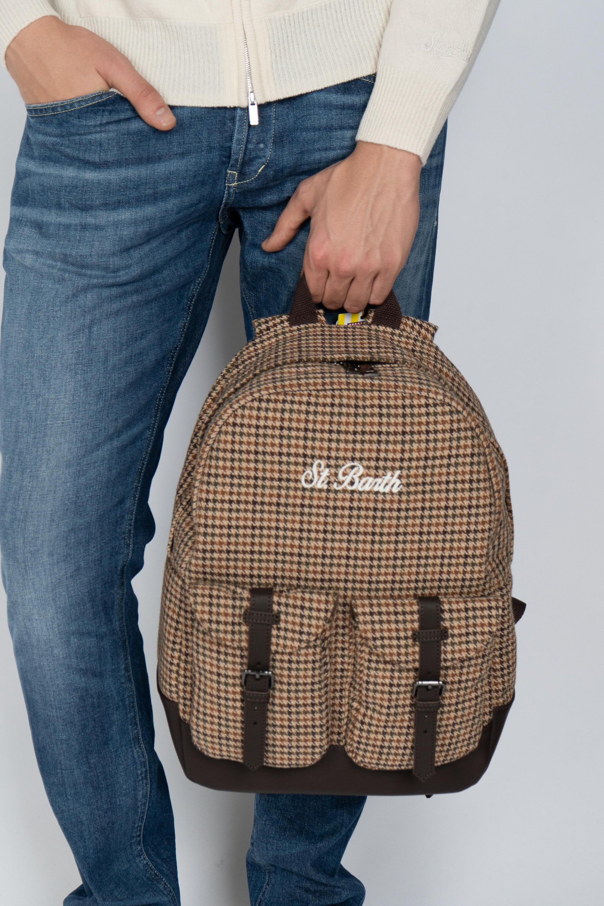 Zaino cody con stampa e ricamo COD0009 00188I MC2 SAINT BARTH 