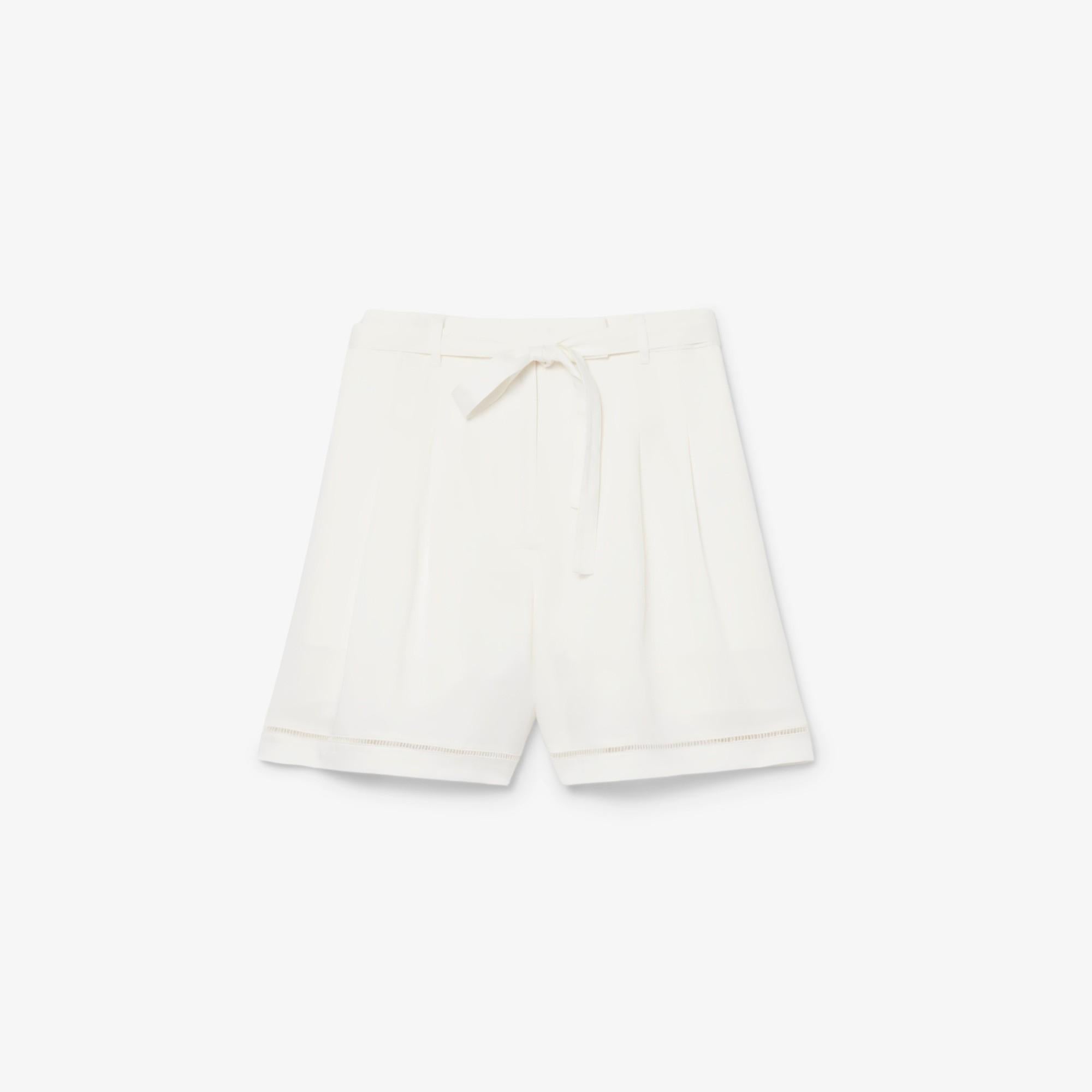Bermuda oversize in misto lino fluido FF1026 70V LACOSTE 