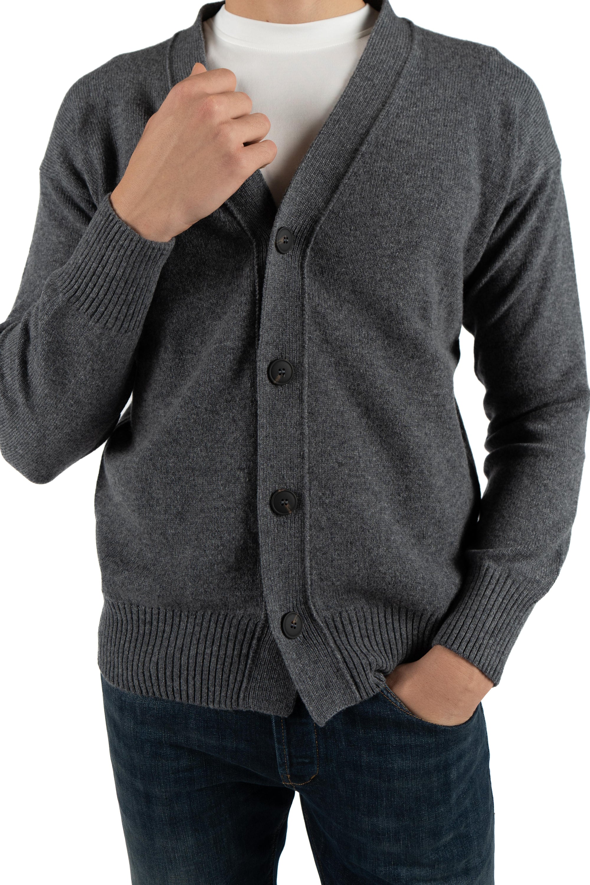Cardigan 4 bottoni 23188/25051 093 GRAN SASSO 