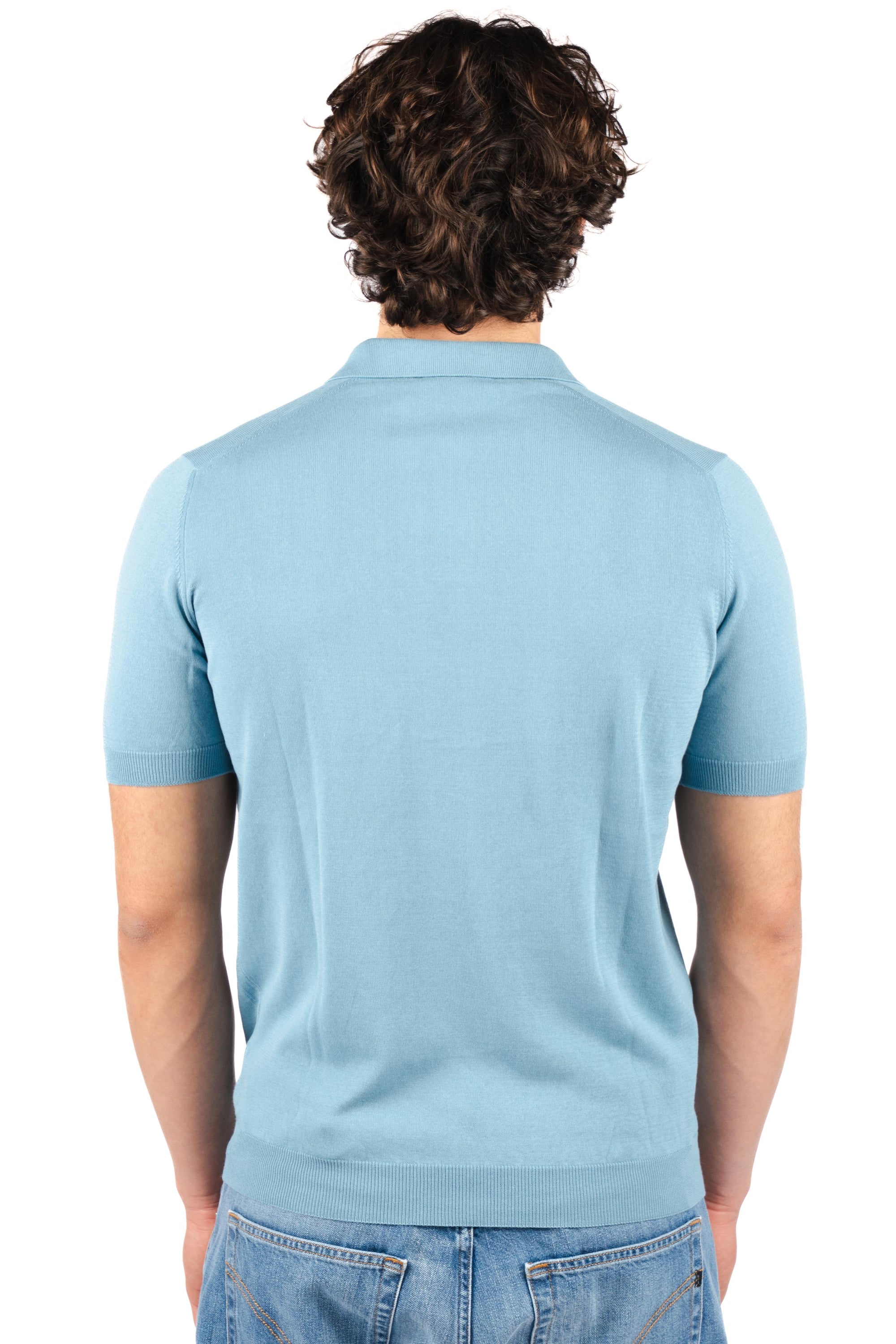 Polo con scollo a v 57132/20689 518 GRAN SASSO 