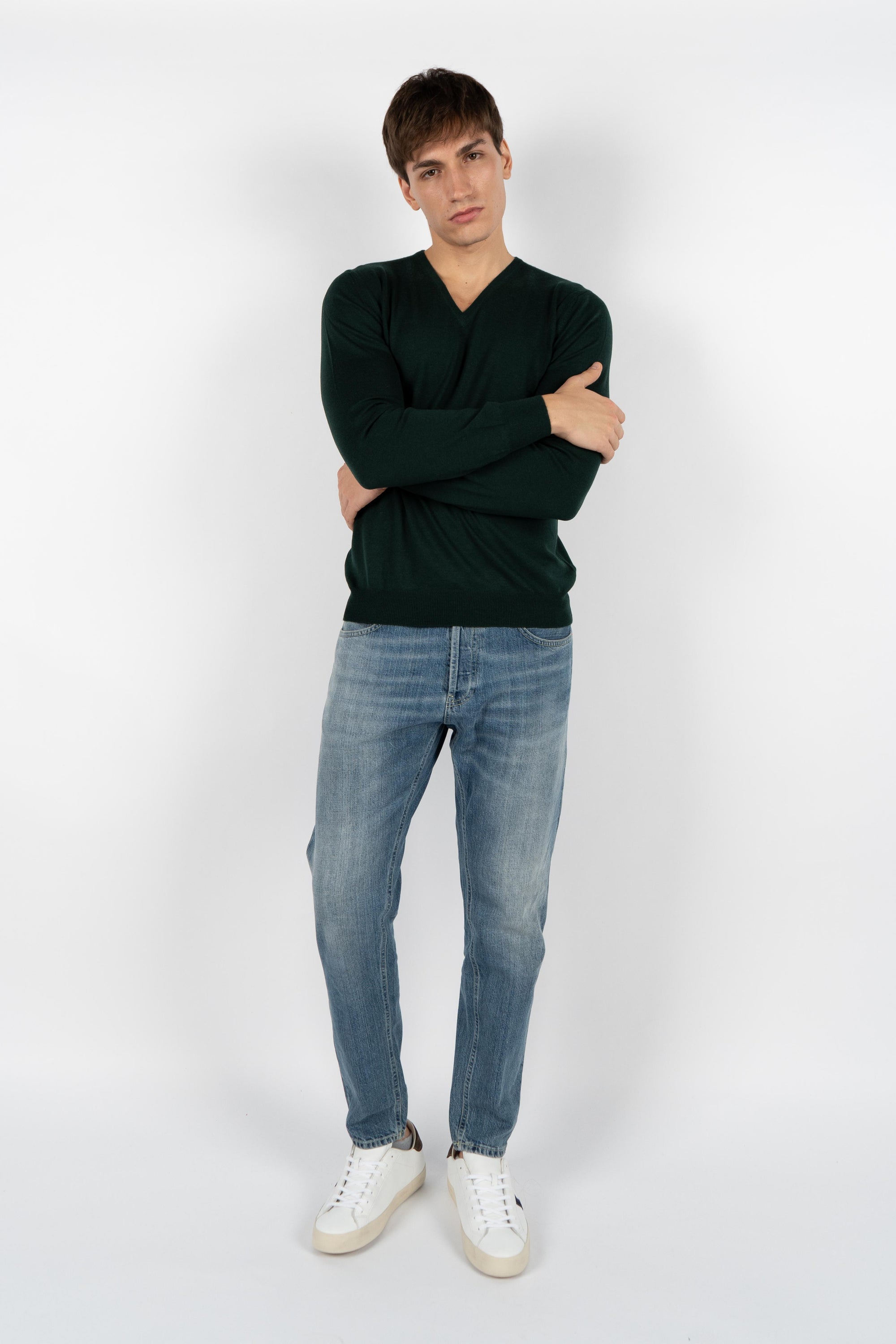 Maglia a scollo a V 55115/14290 464 GRAN SASSO 