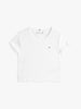 T-shirt extra slim fit a coste con ruches