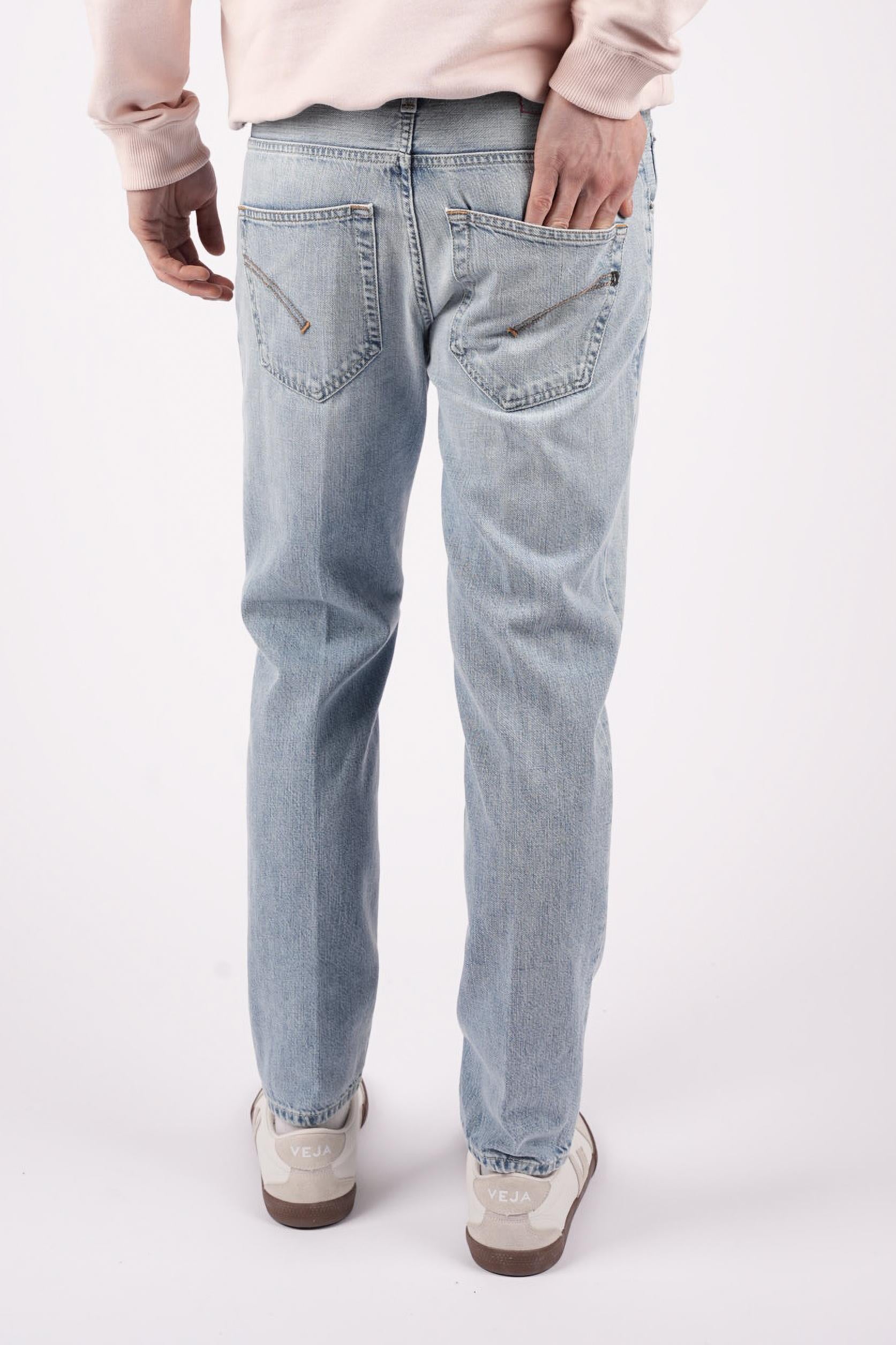 Jeans Brighton carrot in denim fisso riciclato UP434DFH269UJ39 800 DONDUP 