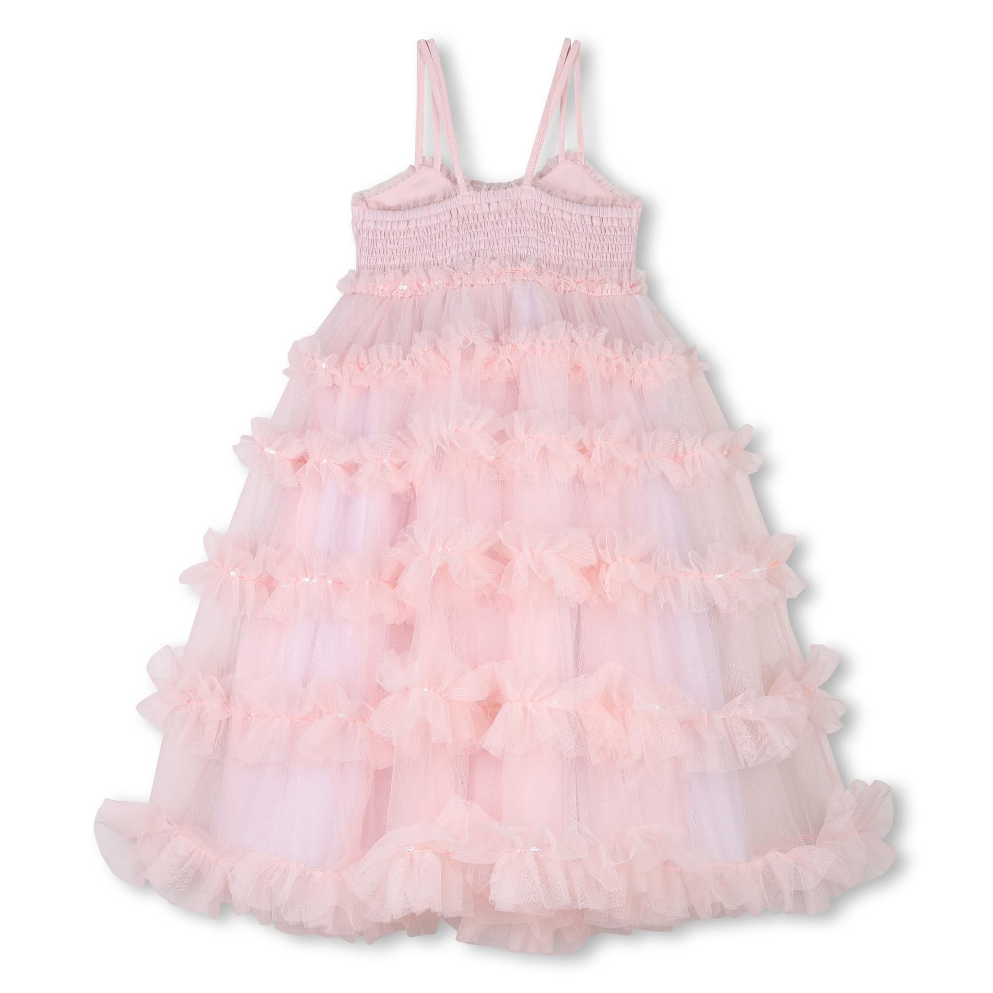 Abito in tulle U20976 45X BILLIEBLUSH 