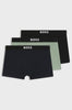 Boxer corti in cotone elasticizzato in confezione da tre