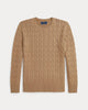Cable knit cotton sweater