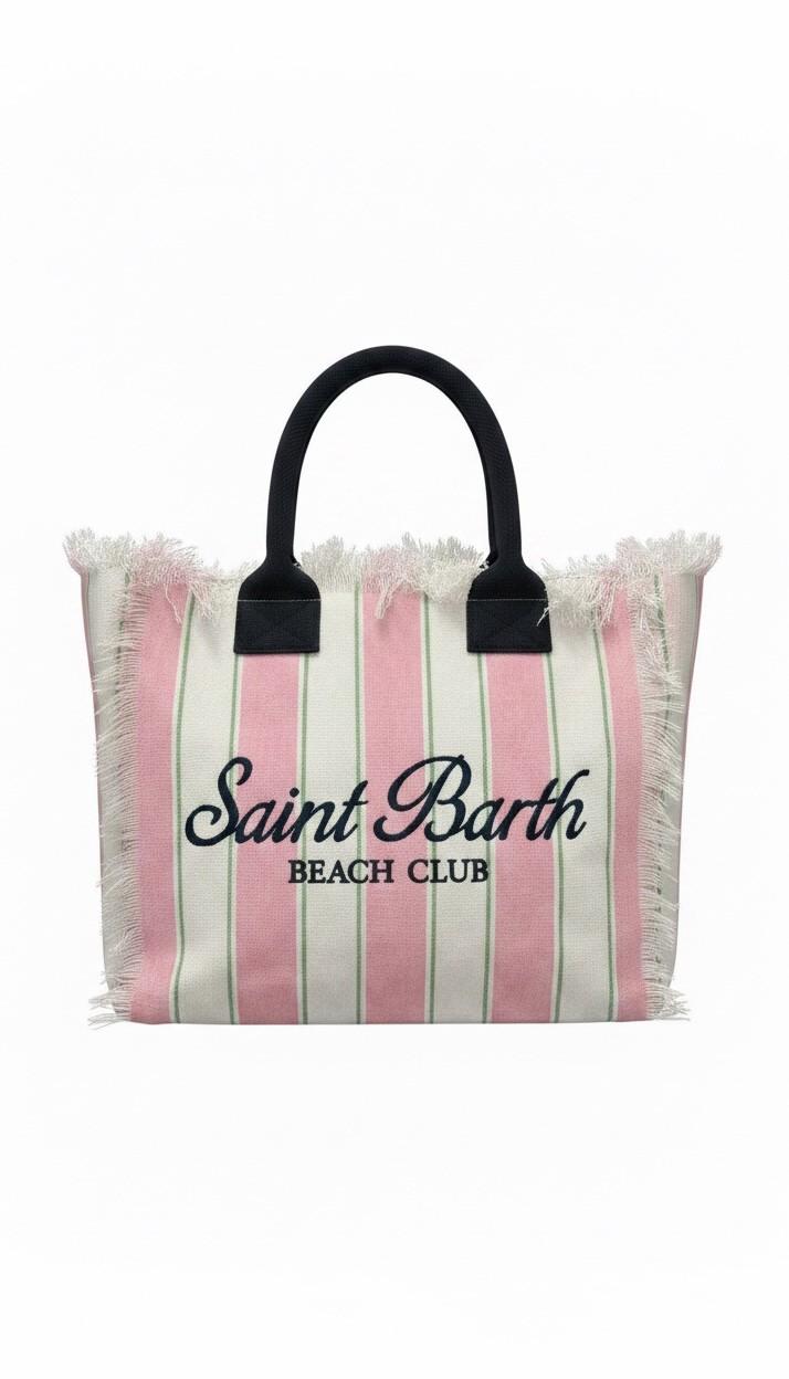 Borsa a spalla Vanity in canvas VANI001 02598L MC2 SAINT BARTH 