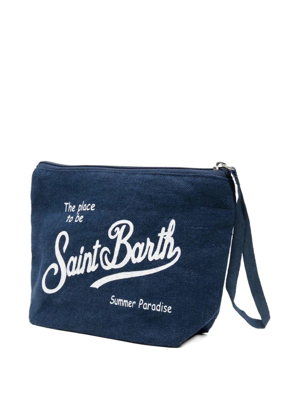 Pochette in tessuto con zip ALI0004 00119L MC2 SAINT BARTH 
