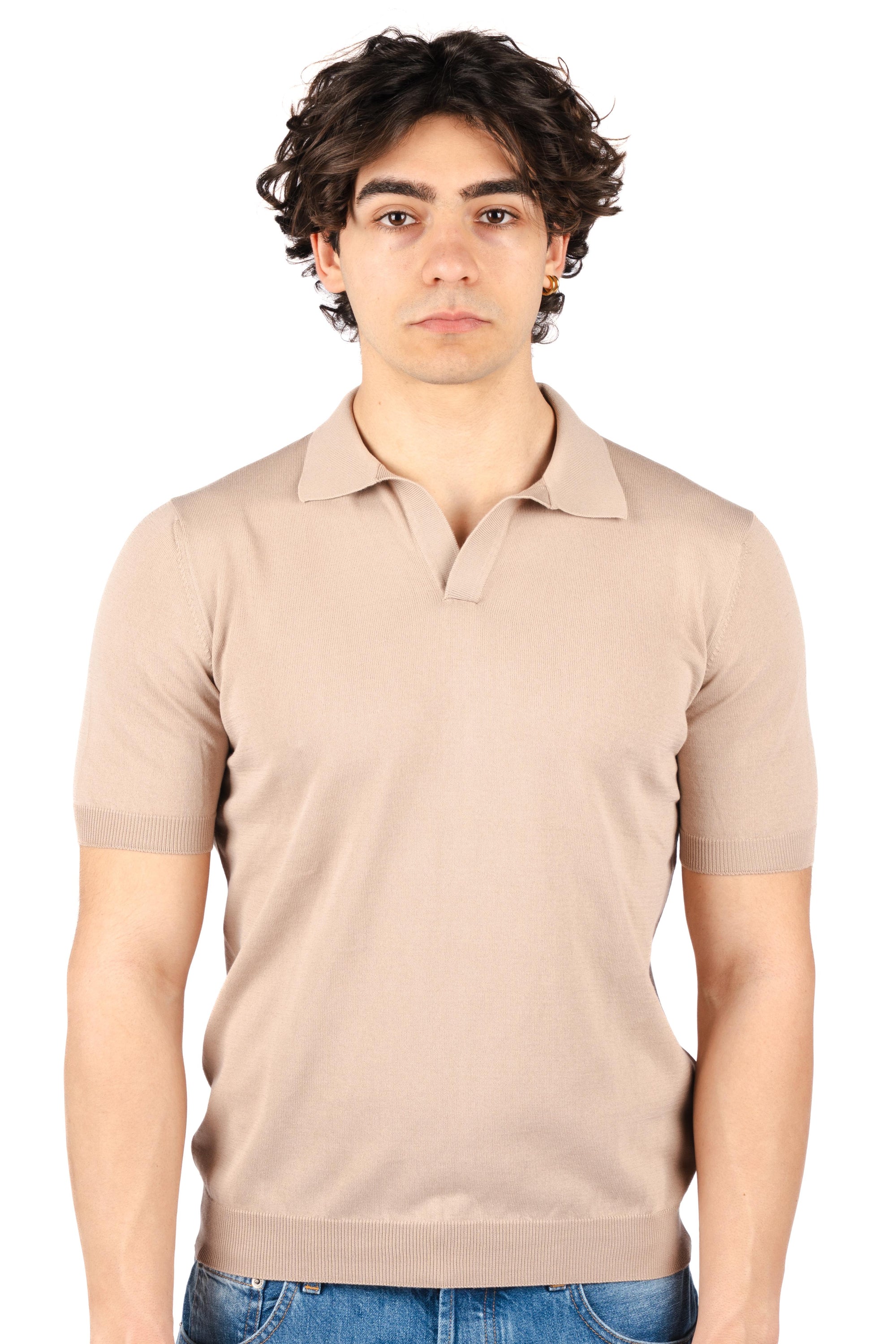 Polo con scollo a  v 57132/20689 110 GRAN SASSO 