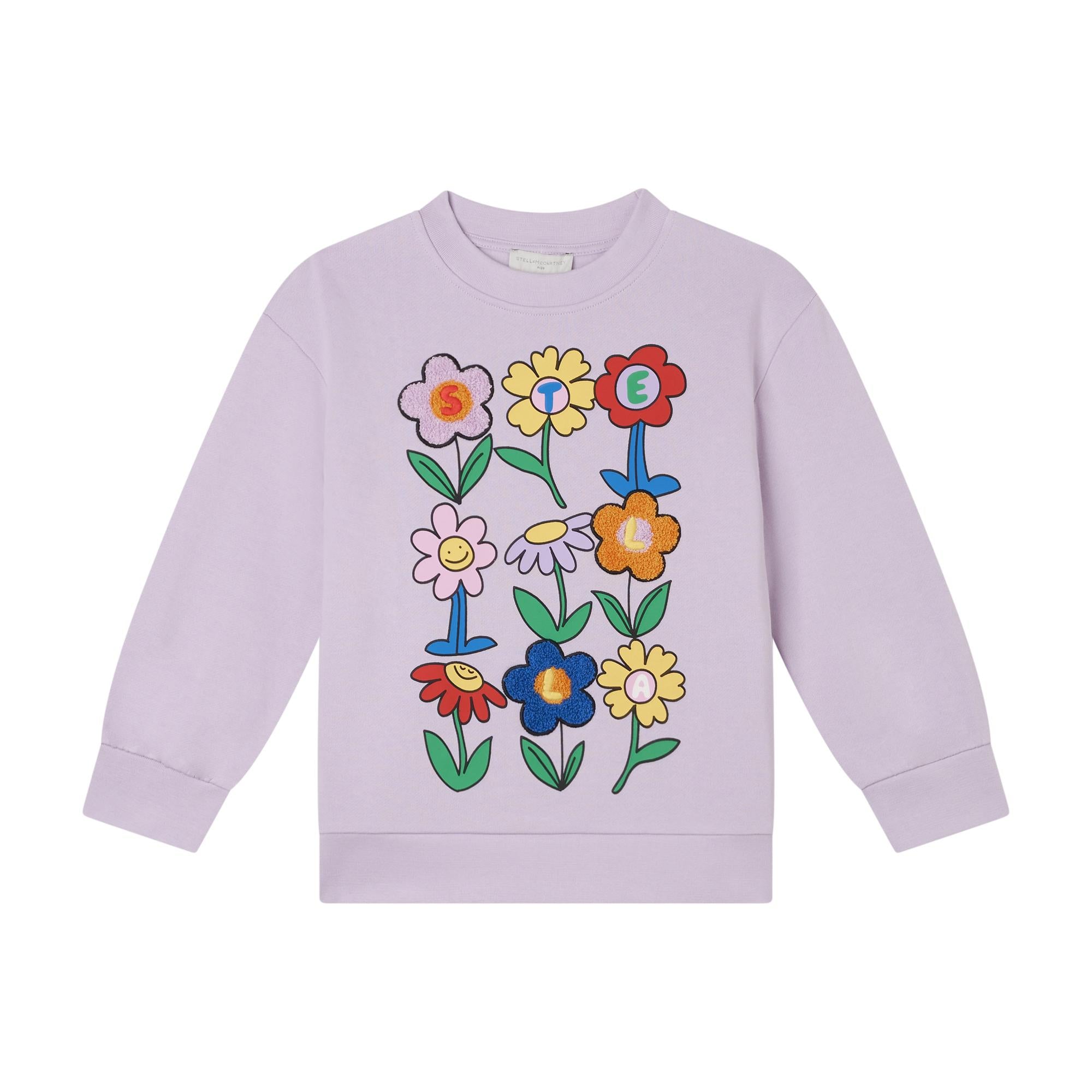 Felpa Girocollo con Stampa a Fiori TX4A60Z3059 522 STELLA MCCARTNEY 