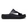 Getaway Platform Toe Loop Donna Black
