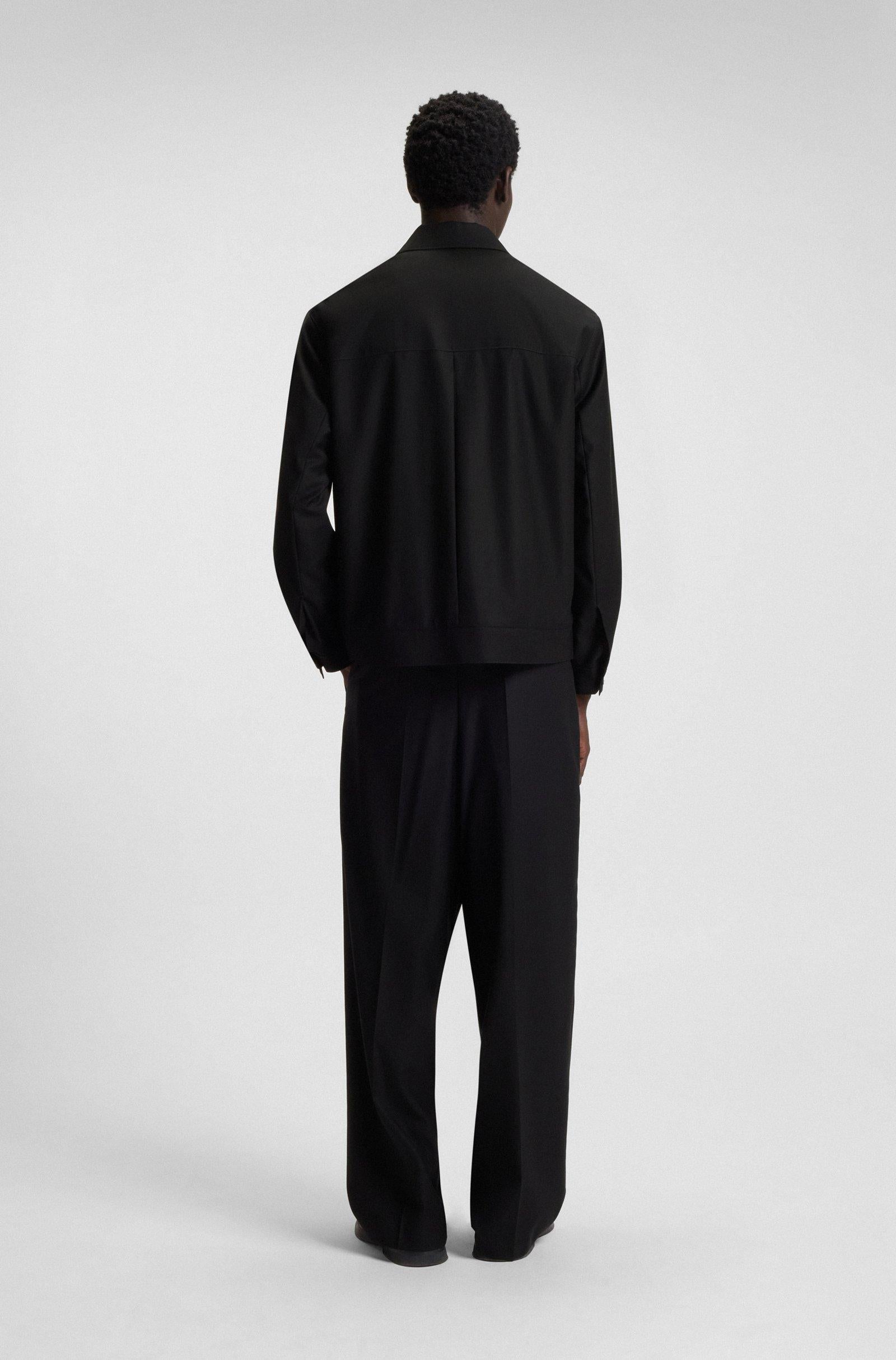 Giacca slim-fit in twill blend wool 50547219 001 HUGO 