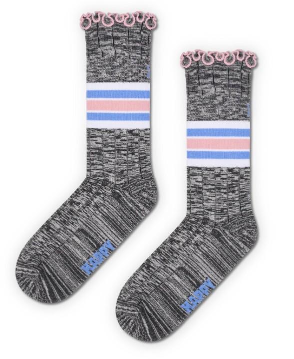 Fairy Sock P003129 GREY HAPPY SOCKS 