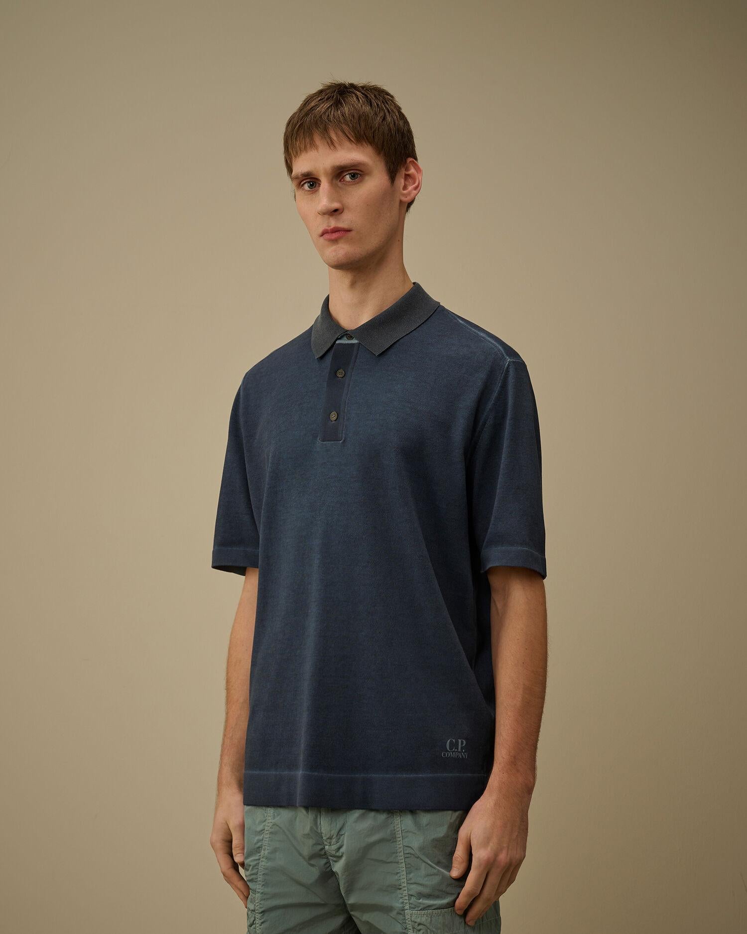 Cotton crepe double dyed pol 20CMKN204A 889 C.P. COMPANY 