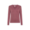 Maglia con scollo a V in cotone