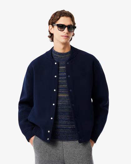 Bomber in lana merinos AH5170 166 LACOSTE 