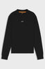 Felpa relaxed fit con logo a contrasto