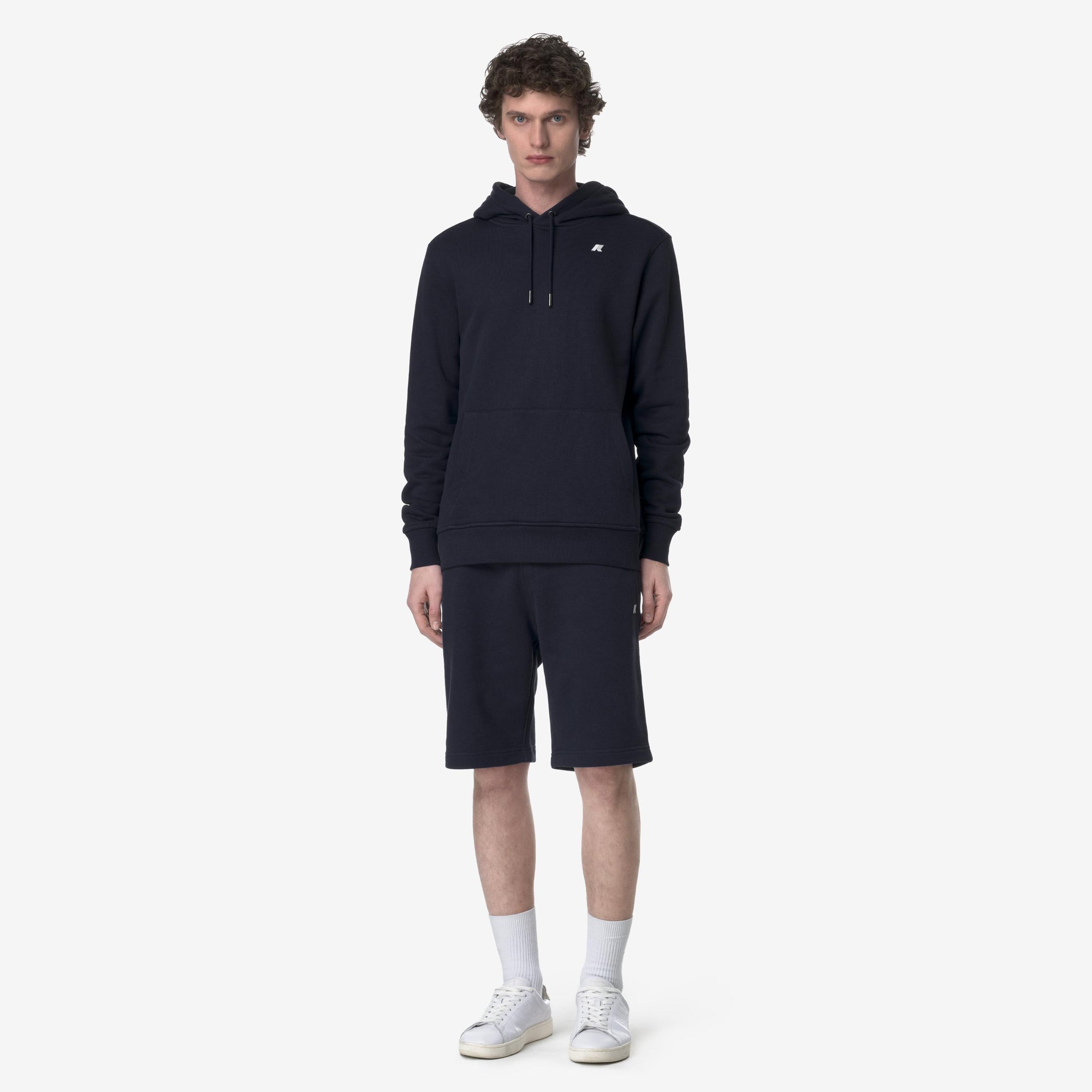 Bermuda da Uomo Sportivi in French Terry Blu con Tasche K1151SW K89 K-WAY 