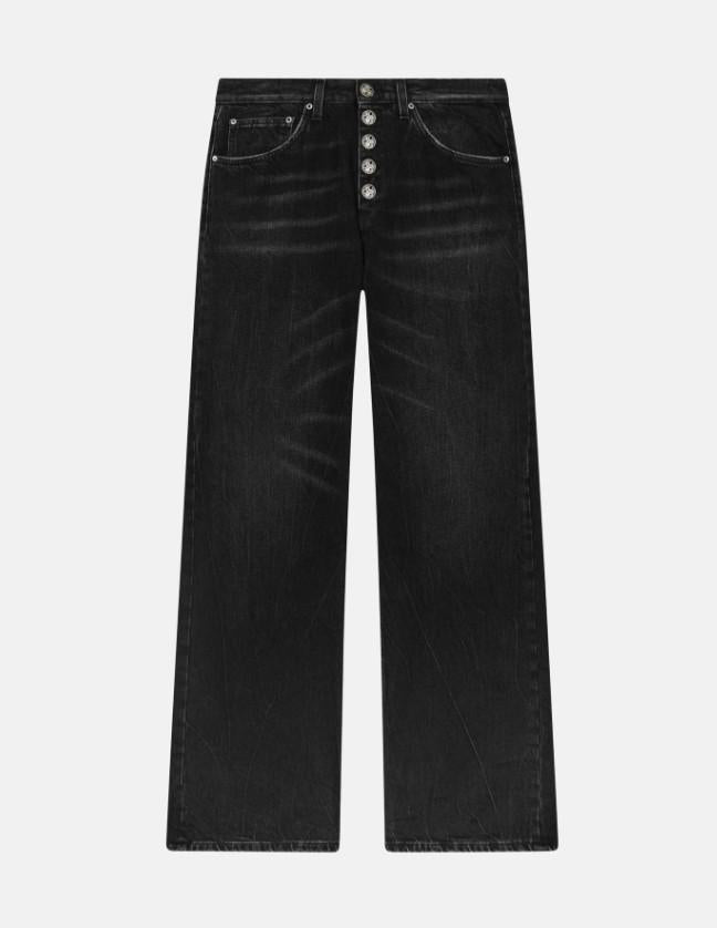 Jeans Jacklyn wide leg in denim DP427BDFE305LM9 999 DONDUP 