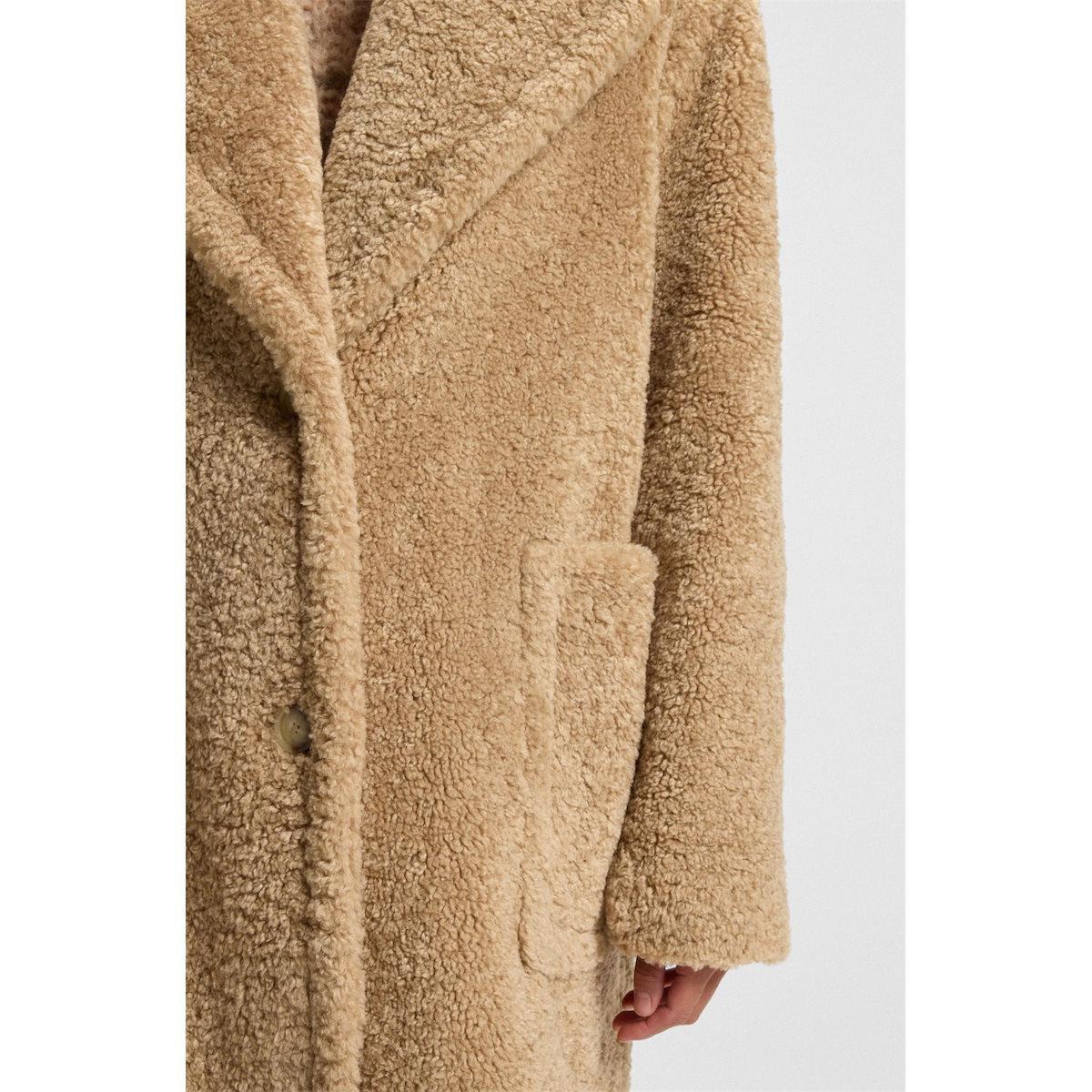 Cappotto in peluche con colletto regolabile 50548583 222 BOSS 