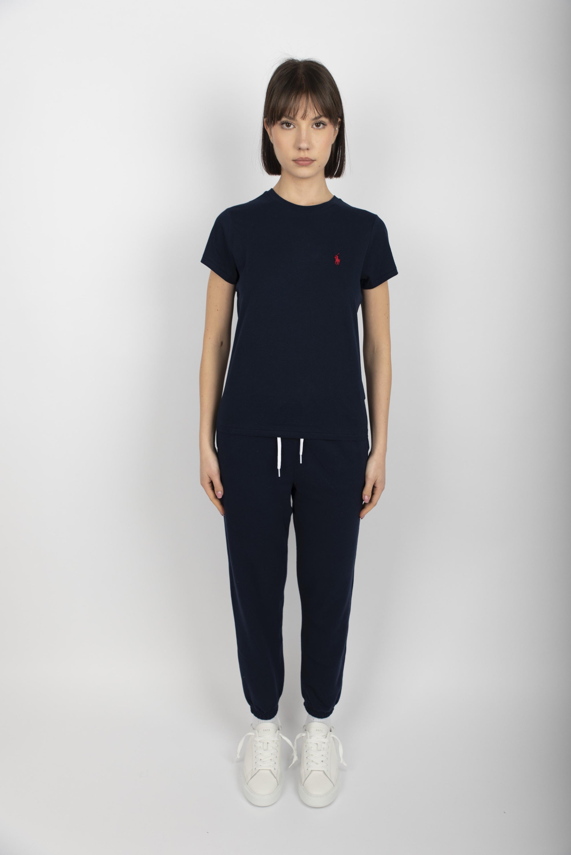 Pantaloni sportivi in felpa blu navy crociera 211935585 011 POLO RALPH LAUREN 