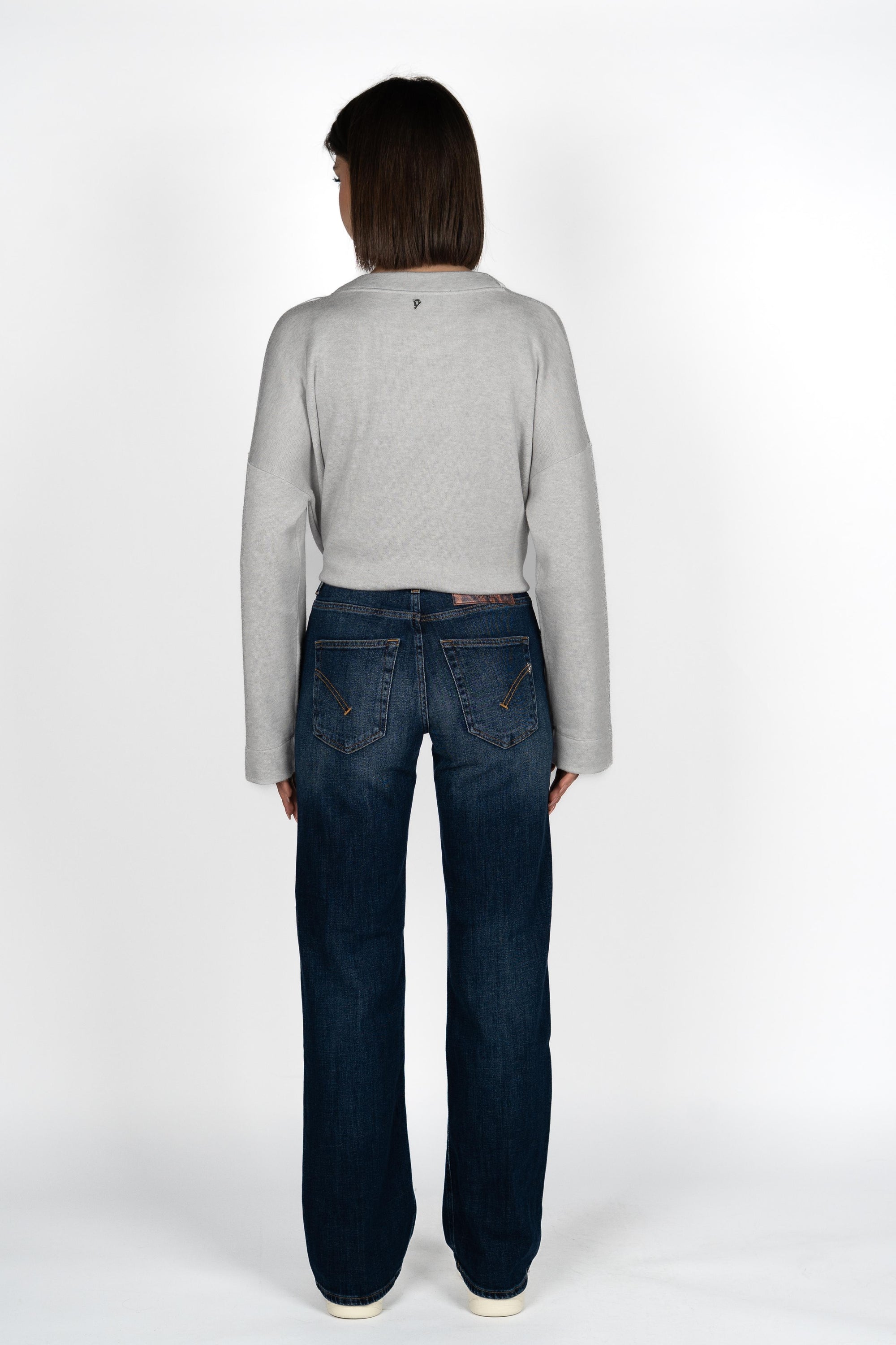 Jeans Jacklyn wide leg in denim DP427BDS0229LH4 800 DONDUP 