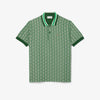 Polo jacquard con monogramma