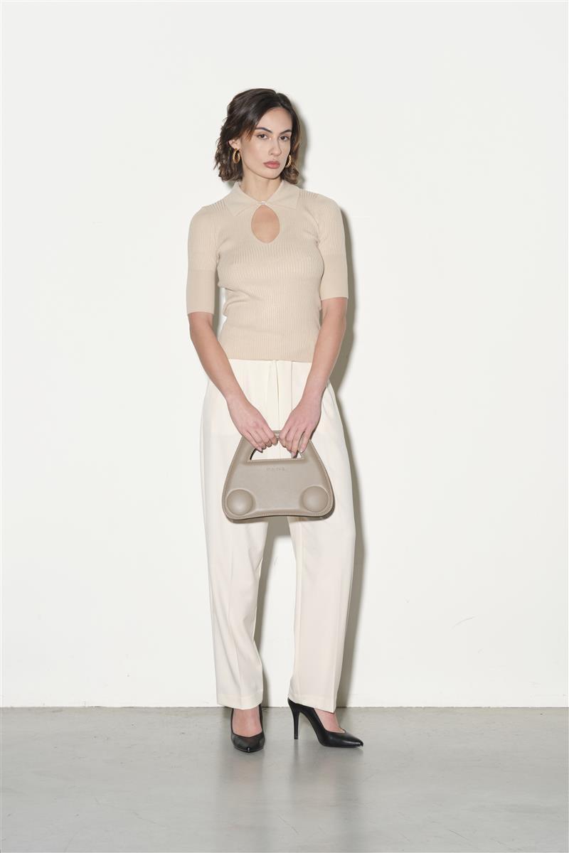 Pantaloni con pinces e cintura RI1CO031 1096 KAOS 