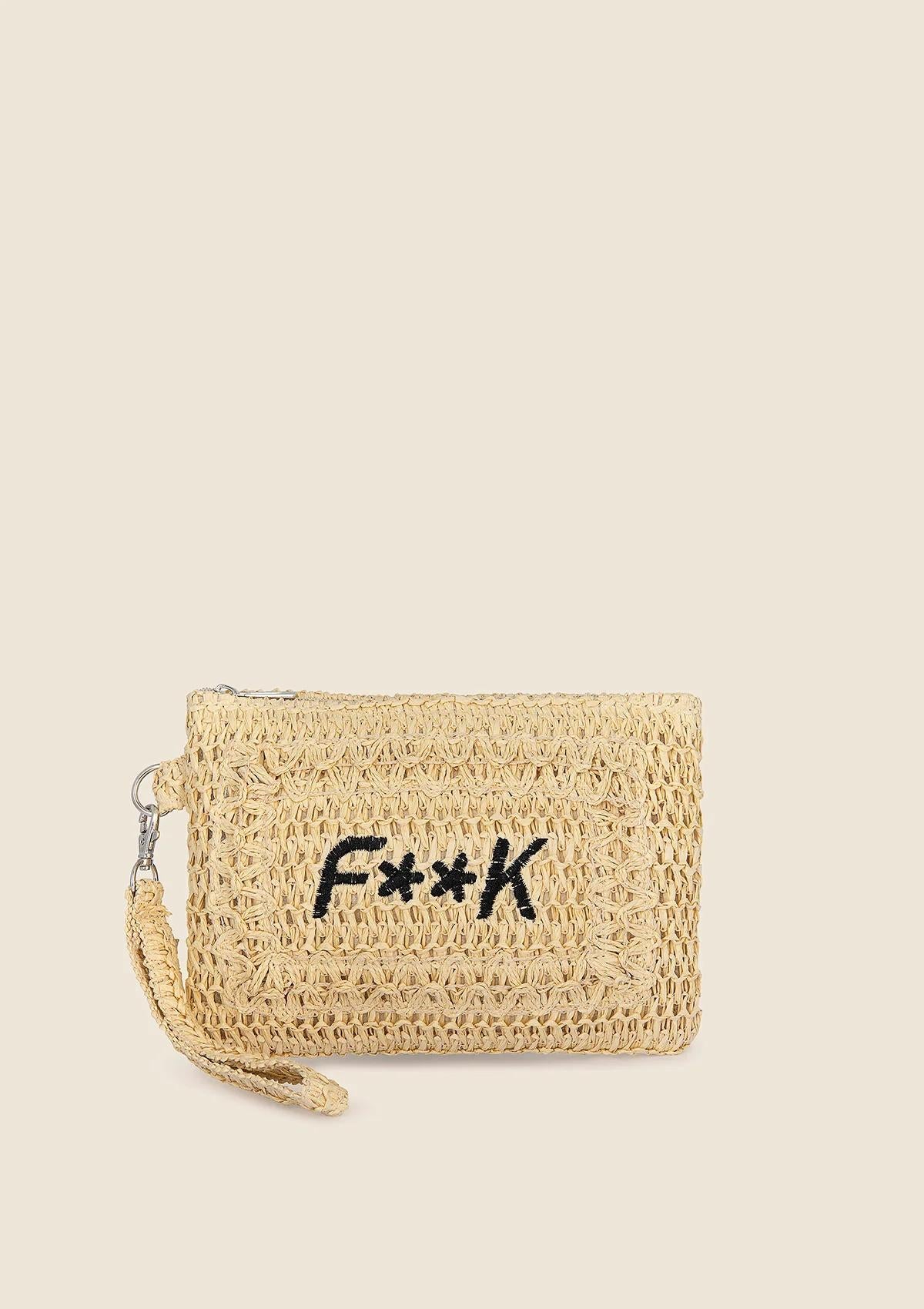 Mini Pochette Beige A059 BG F**K 