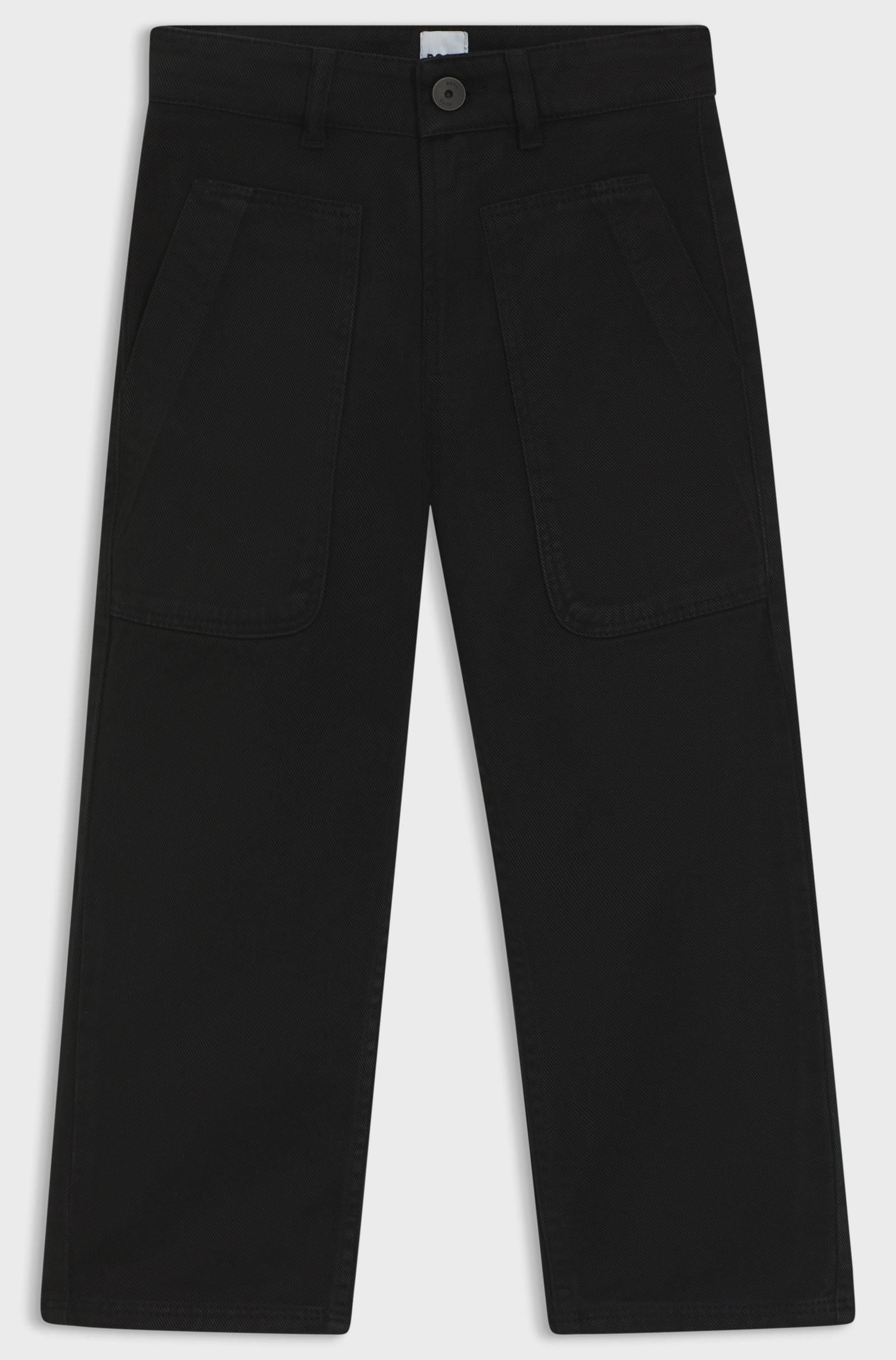 Pantaloni in twill J52300 09BA BOSS 