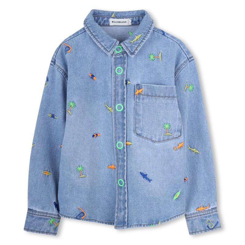 Denim Overshirt U22185 Z18A BILLIEBLUSH 