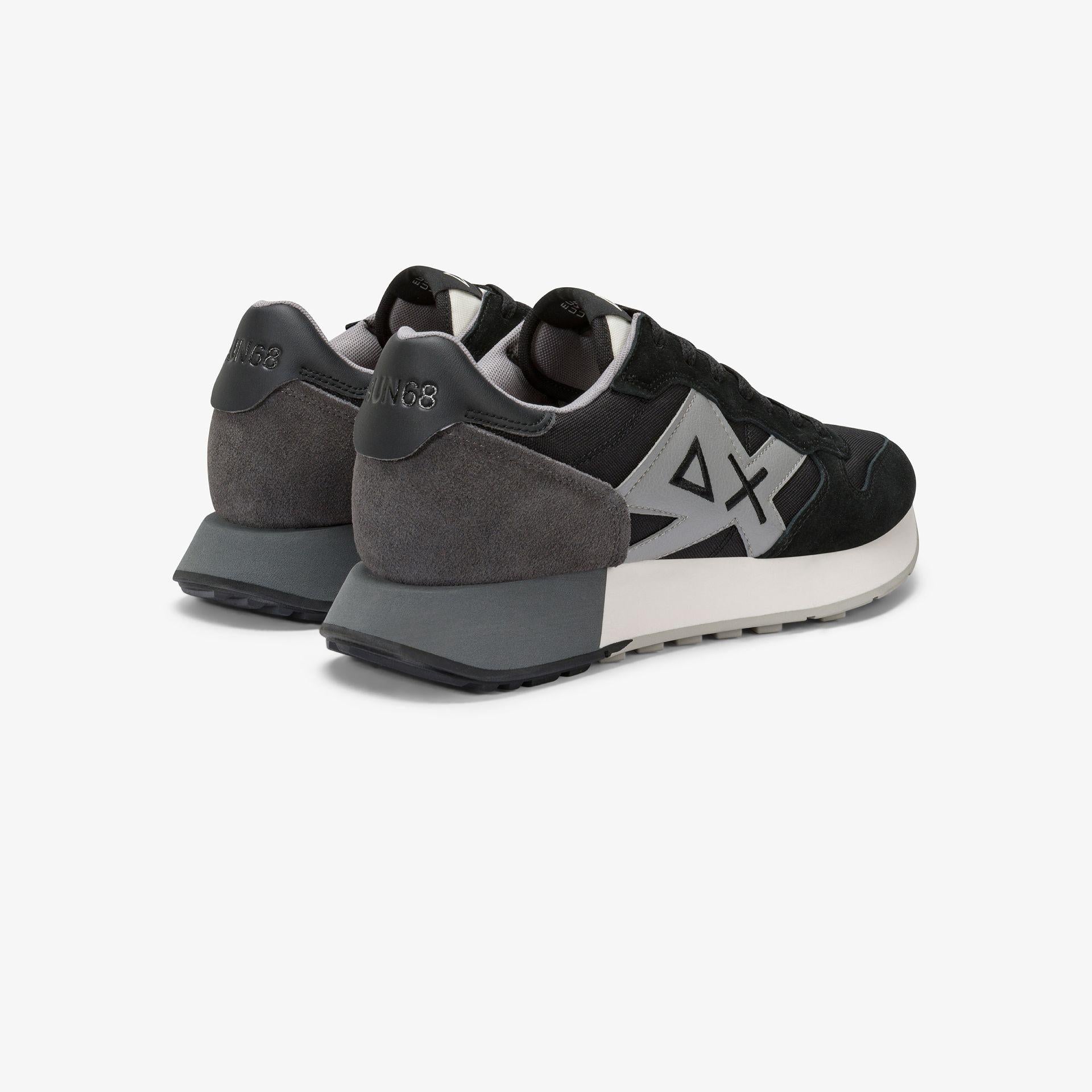 Sneaker Jaki Solid in nylon e suede Z45113 11 SUN68 SHOES 