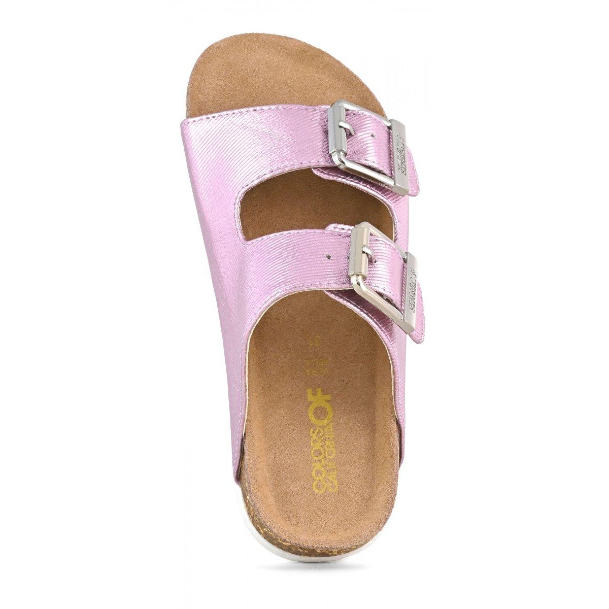 Sandalo in tessuto laminato HC2507 PINKN COLORS OF CALIFORNIA 