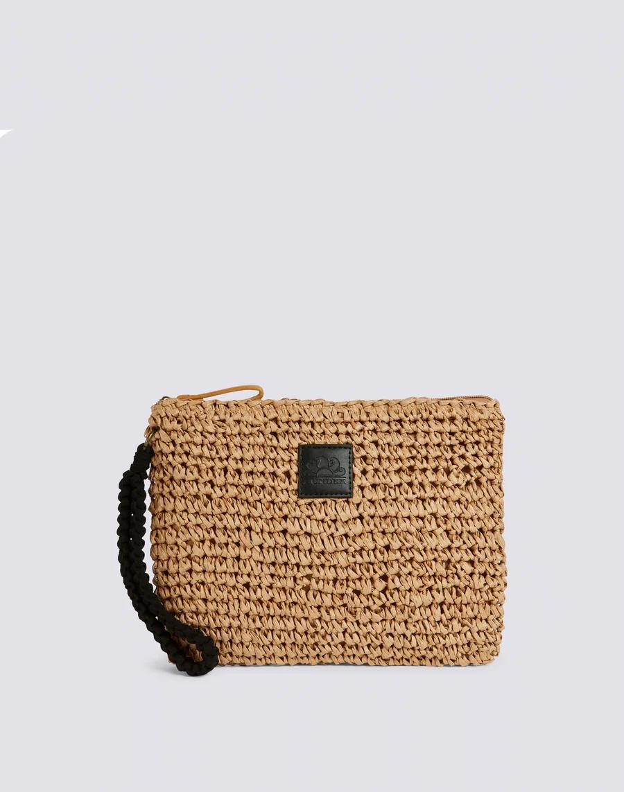 Mini borsa in paper straw AW740ABPA100 13000 SUNDEK 