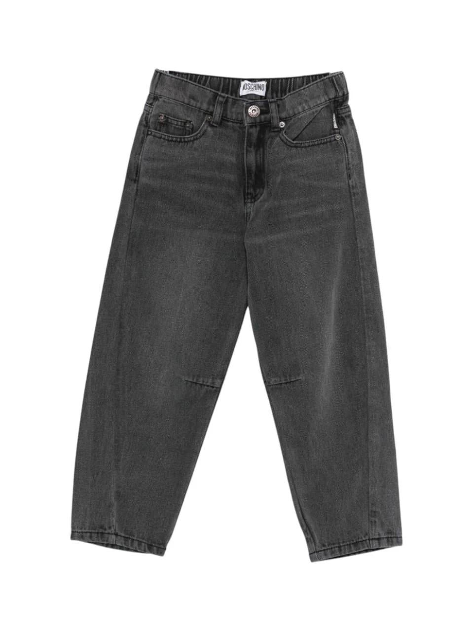 Pantaloni con cinque tasche HUP08IL0E19 60041 MOSCHINO KID 