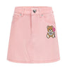 Teddy Bear Denim Skirt