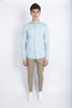 Camicia in piquet azzurro