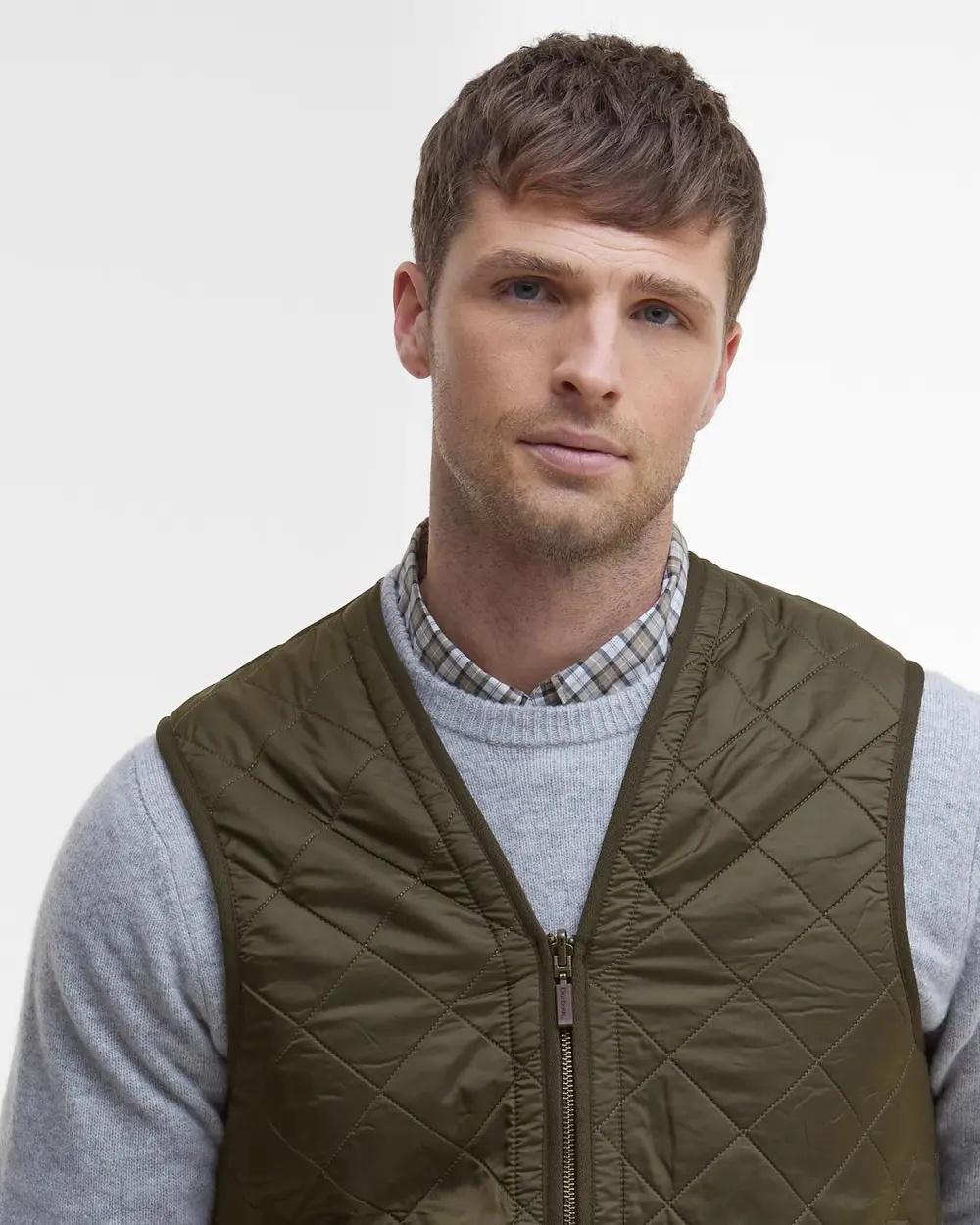 Gilet trapuntato/fodera con zip Polarquilt MLI0002 OL91 BARBOUR 