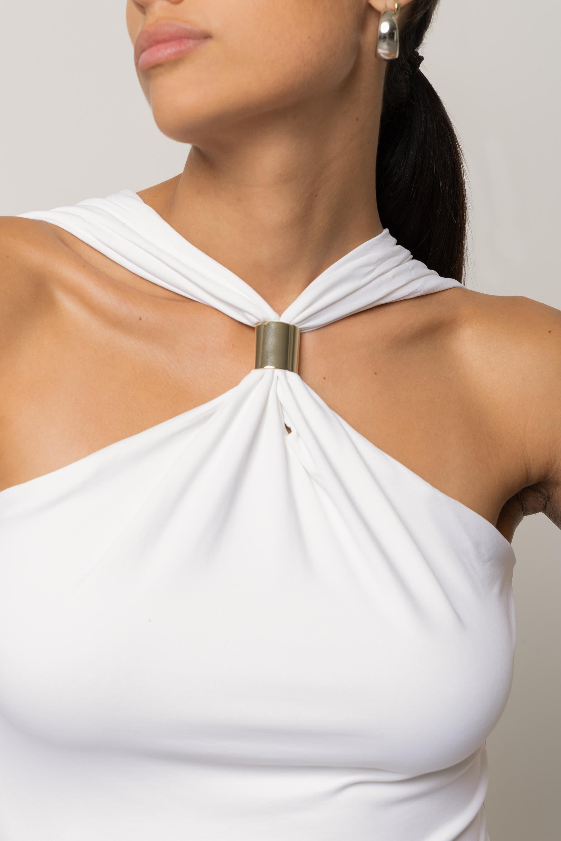 Top con scollatura incrociata SPJBD003 1019 KAOS JEANS 