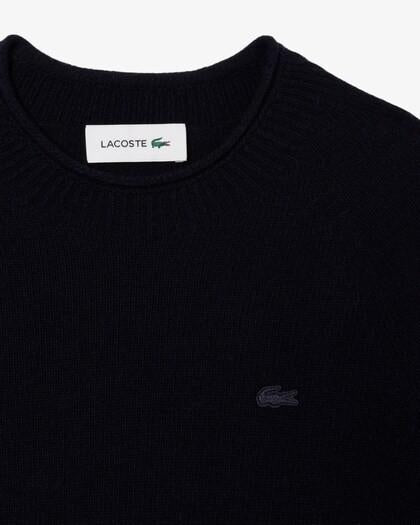 Maglione in lana cardata 3D AF4160 166 LACOSTE 