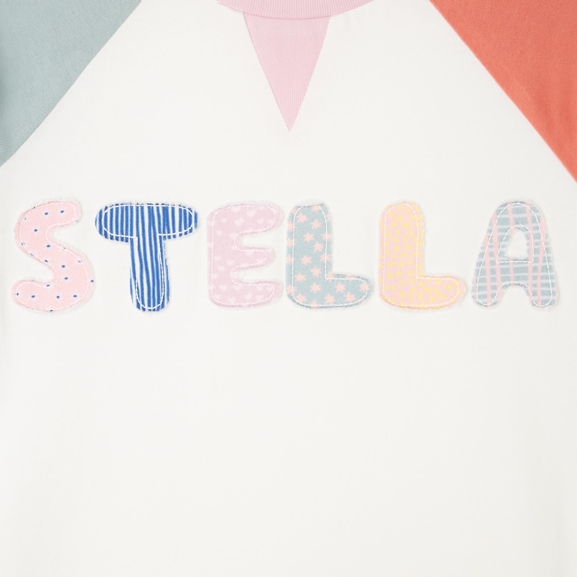 Maglia con logo e maniche colorate TX8B00Z0434 999 STELLA MCCARTNEY 