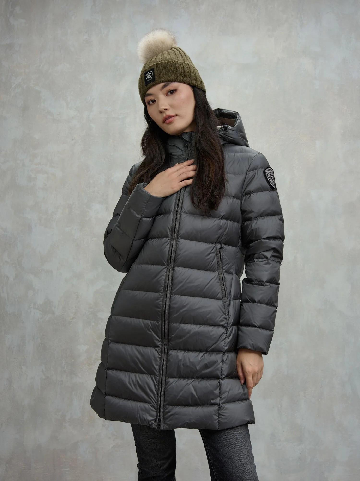 Piumino lungo agnes 25WBLDK03102 978GG BLAUER 