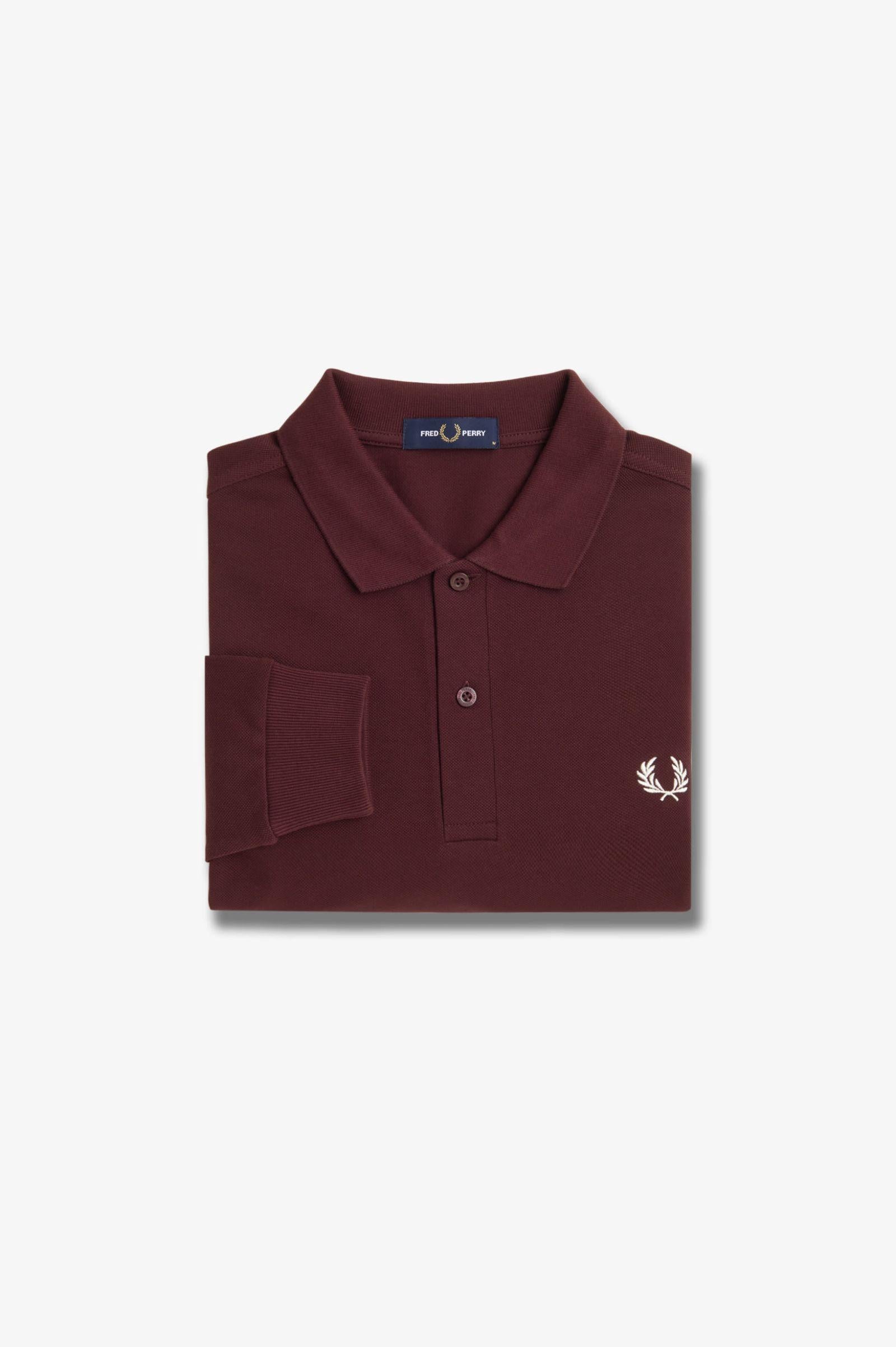 Polo a maniche lunghe M600655 597 FRED PERRY 