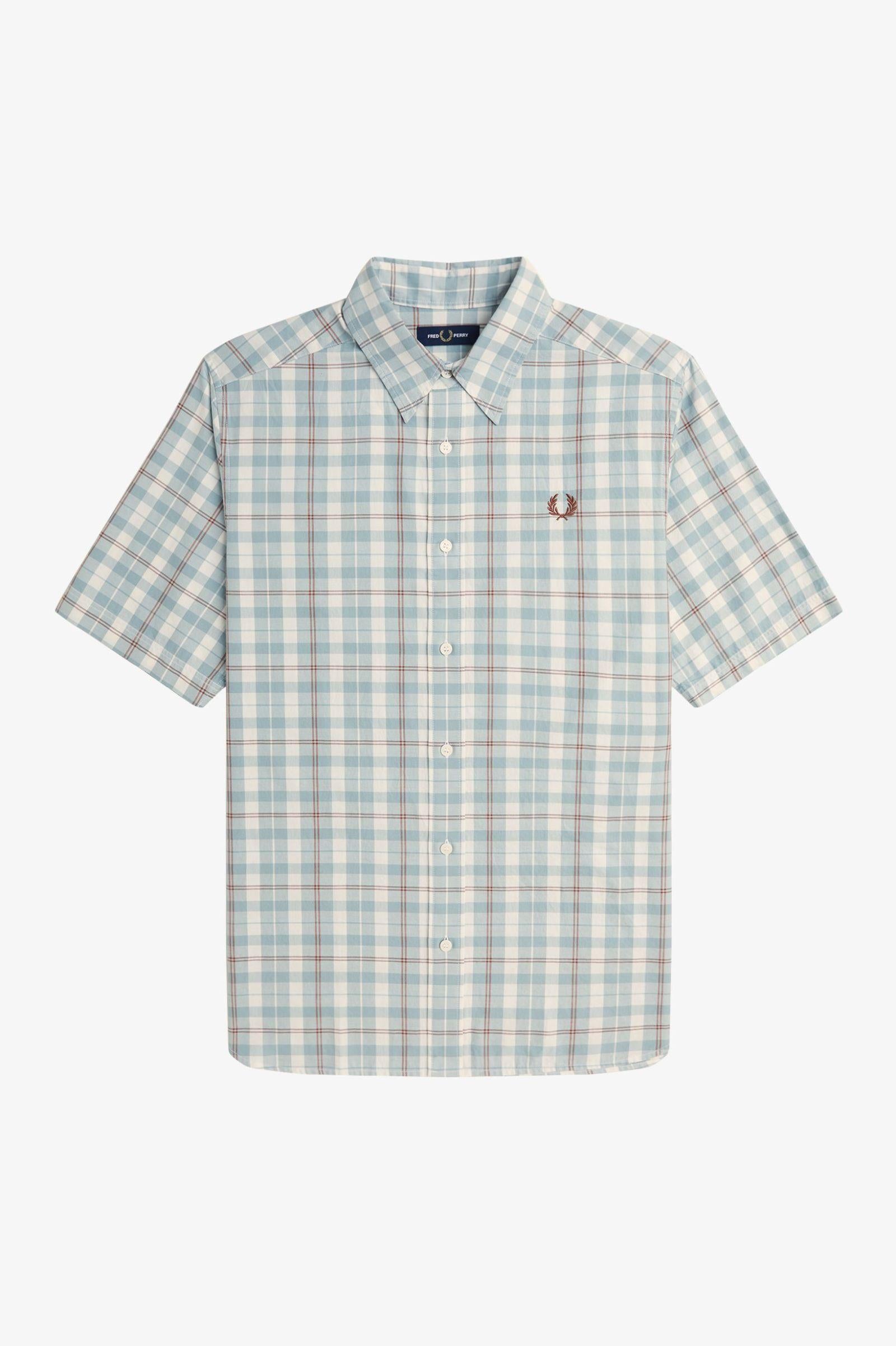 Camicia in tartan M962853 560 FRED PERRY 