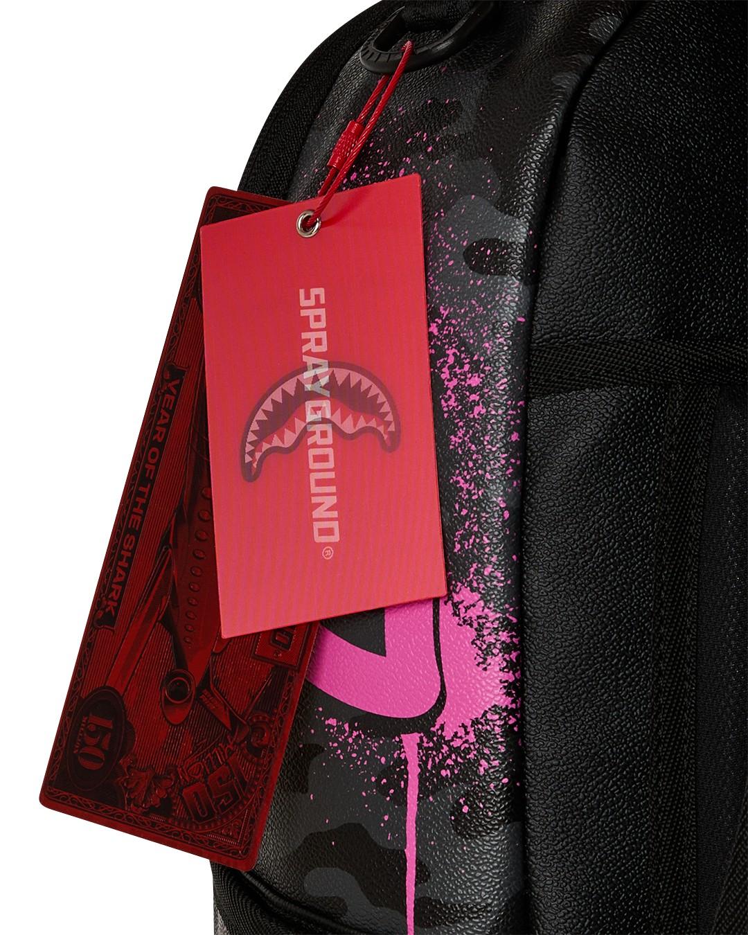 Peanuts Snoopy pink stencil dlxsv backpack 910B8781 NSZ SPRAYGROUND 